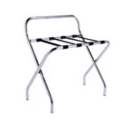 Preklopni stalak za kofere sa naslonom- INOX